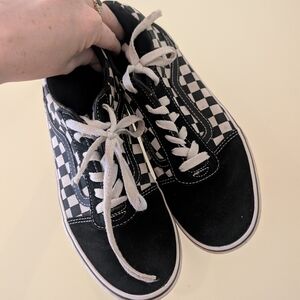 Vans Checkerboard Sneakers Kids Youth 5